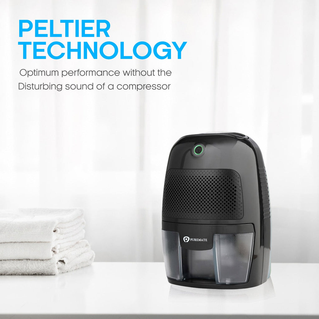 Dehumidifier 600ml Portable Dehumidifier for Home - Black