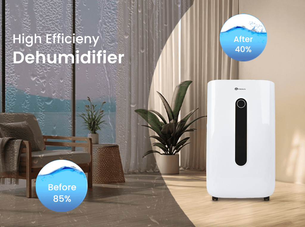 20 Litre Dehumidifier with air purifier Continuous Drainage Hose